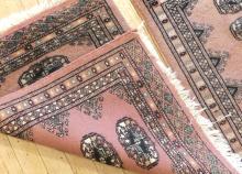 PAIR OF SMALL BOKHARA RUGS