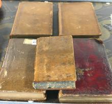 FIVE 18TH CENTURY BOOKS