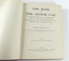 THE BOOK OF THE MOTOR CAR 1913