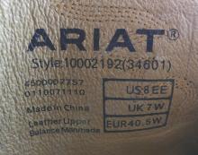 PAIR ARIAT LEATHER BOOTS