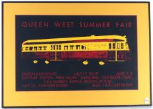 QUEEN WEST SUMMER FAIR POSTER