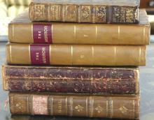 FIVE 18TH CENTURY BOOKS