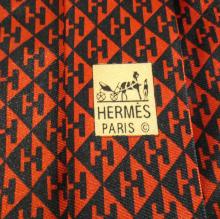 2 HERMES NECK TIES