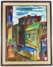 TWO CANADIAN SCHOOL WATERCOLOURS