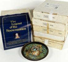 LEGEND OF THE SNOWMAIDEN – COMPLETE SET OF 8 PLATES