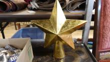 VINTAGE CHRISTMAS BULBS AND TREE TOPPER
