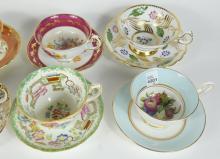 8 CUPS & SAUCERS