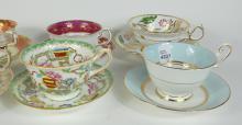 8 CUPS & SAUCERS