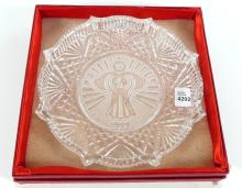 WATERFORD CRYSTAL CHRISTMAS PLATE