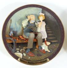 TWO NORMAN ROCKWELL PLATES