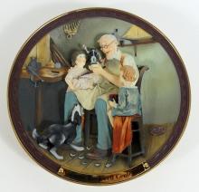 TWO NORMAN ROCKWELL PLATES