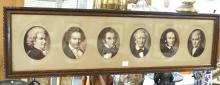 FRAMED "COMPOSERS" PRINT