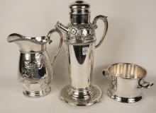 FOUR PIECES OF SILVERPLATE