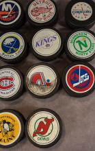 VINTAGE HOCKEY PUCKS