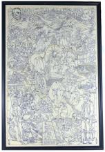 1976 DOODLE ART DRAWINGS