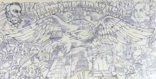 1976 DOODLE ART DRAWINGS