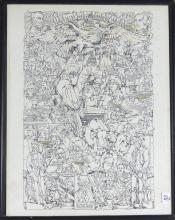 1976 DOODLE ART DRAWINGS