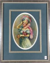 WATERCOLOUR ILLUSTRATION IN COSTLY FRAME
