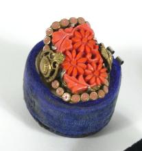 RING, BROOCH, PINCUSHION