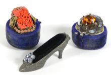 RING, BROOCH, PINCUSHION