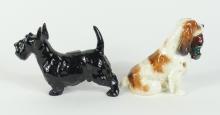 2 ROYAL DOULTON DOG FIGURINES