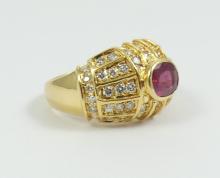 RUBY & DIAMOND RING