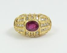 RUBY & DIAMOND RING