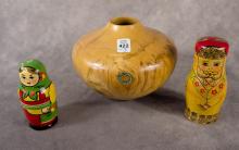 NESTING DOLLS AND VASE