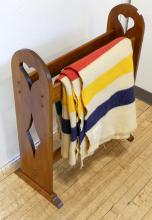 HUDSON'S BAY BLANKET AND QUILT RACK