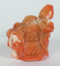 CHINESE CORAL CARVING