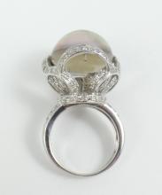 PEARL & DIAMOND RING