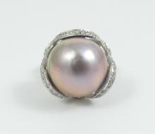 PEARL & DIAMOND RING