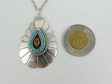 SOUTHWEST NATIVE PENDANT ON CHAIN