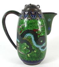 EXQUISITE JAPANESE CLOISONNE TEAPOT