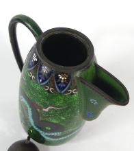 EXQUISITE JAPANESE CLOISONNE TEAPOT