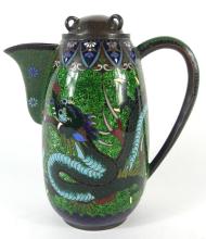 EXQUISITE JAPANESE CLOISONNE TEAPOT