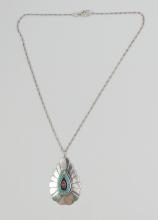 SOUTHWEST NATIVE PENDANT ON CHAIN