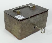 SMALL ANTIQUE STRONG BOX