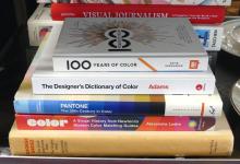 NINE "COLOUR AND GRAPHIC DESIGN" BOOKS