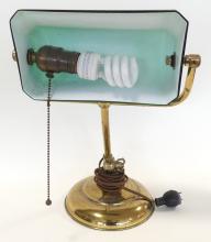 VINTAGE BANKER'S LAMP