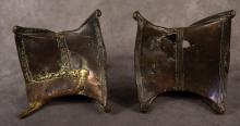 PAIR OF ANTIQUE COPPER STIRRUPS