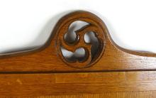 ANTIQUE OAK CHURCH HYMN BOARD