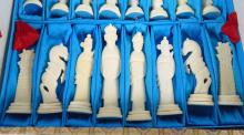 CARVED CHESS PIECES