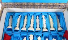 CARVED CHESS PIECES