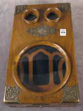 BURL WALNUT TABLE TOP SLIDE VIEWER