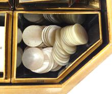 MUSEUM QUALITY CHINESE LACQUERED GAMES BOX