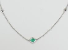 EMERALD & DIAMOND NECKLACE