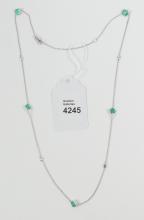 EMERALD & DIAMOND NECKLACE