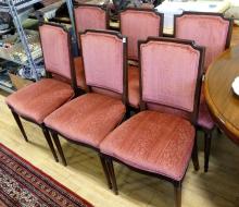 SET OF SIX DINING CHAIRS