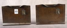 PAIR OF ROYCROFT BOOKENDS